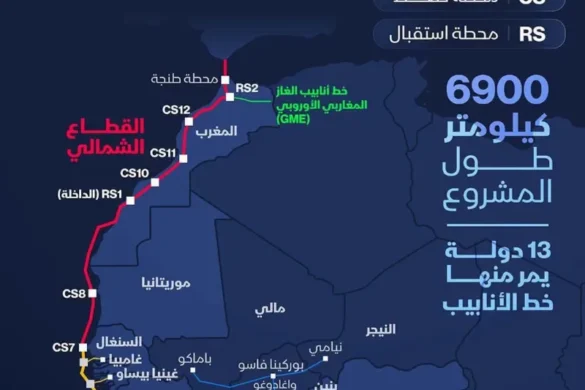 أنبوب الغاز الإفريقي الأطلسي مشروع مهيكل في خدمة إندماج منطقة غرب إفريقيا